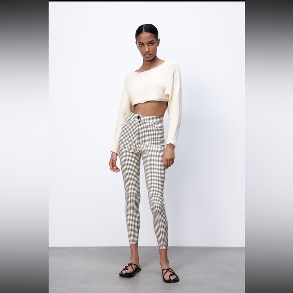 NWOT checkered leggings - Picture 1 of 4